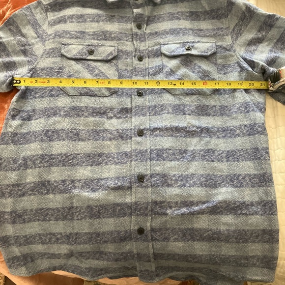 Musk Ox GRAND FLANNEL, CHECKERED BLUE size large - Picture 3 of 3